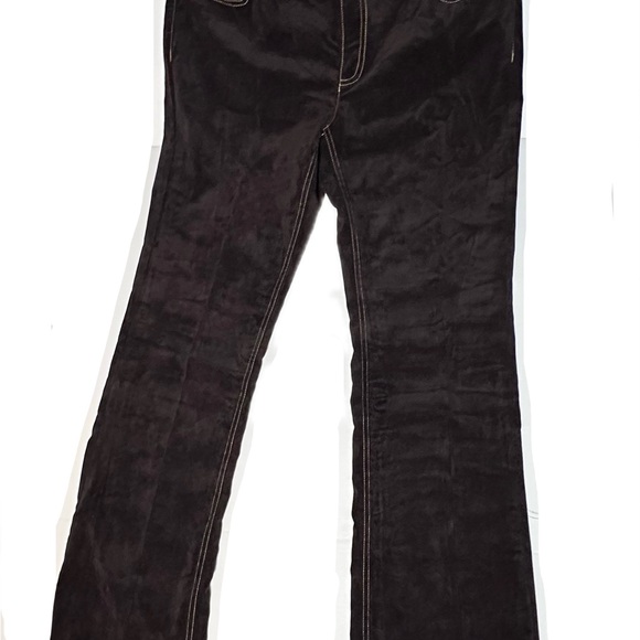 Michael Kors Brown Velour Women's Pants Size 10 - Picture 9 of 10